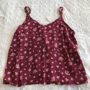 Maroon tank top